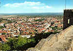 N.� 270/Pr. - Castelo Branco Torre de Menagem do Castelo e vista parcial da cidade - Edi��o Portugal Tur�stico - S/D - Dimens�es: 14,8x10,4 cm. - Col. Gra�a Maia.