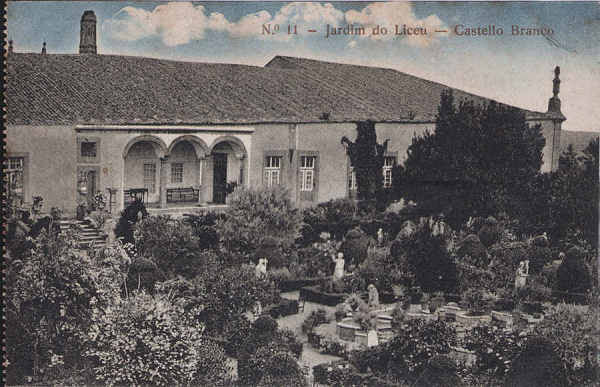 N� 11 - Jardim do Liceu - Editor desconhecido - Circulado em 1914 - Dim. 136x87 mm - Col. A. Monge da Silva (cerca de 1912)