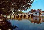N.� 244 - CHAVES (Portugal) Ponte romana sobre o rio T�mega - Edi��o LIFER, Porto; Fotografia de FISA - S/D - Dimens�es: 14,8x10,4 cm. - Col. HJCO (Circulado em 1980)