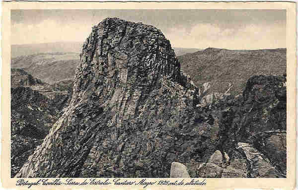 SN - Portugal. Covilh� - Serra da Estrela-C�ntaro Magro 1926 mt de altitude - Edi��o da Comiss�o de Iniciativa da Covilh� - made in Germany - SD - Dim. 9x14 cm.  - Col. Jaime da Silva (Circulado em 1945).