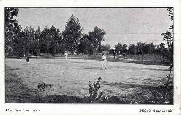 SN - Curia - Law tenis - Ed. Bazar da Curia - Dim. 14,0x9,0 cm - Col. A. Sim�es (027).