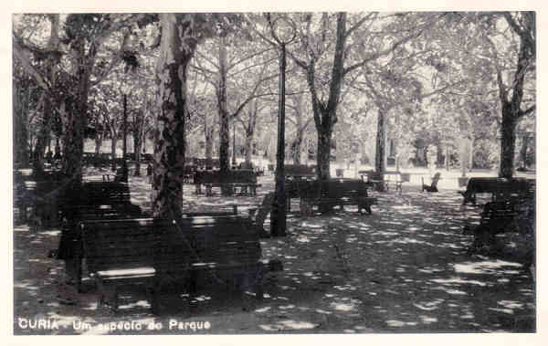SN - CURIA - Um aspecto do Parque - Editor n�o referenciado (Fotogr�fico) - Dim. 15,8x9,0cm - Circul. 1-1947 - Col. A. Sim�es (184).