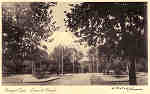 N� 7 - Portugal-Curia Largo do Parque - Ed. do Grande Hotel de Curia - Dim. 14,0x9,0 cm - Circul. 6-1939 - Col. A. Sim�es (174).