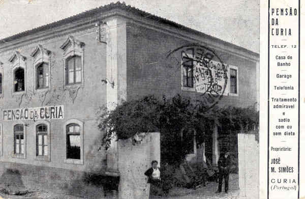 SN - PENS�O DA CURIA - Ed. Tip. Alian�a, Anadia ( Portugal) - Circ. 8-1939 - Col. A. Sim�es (360).