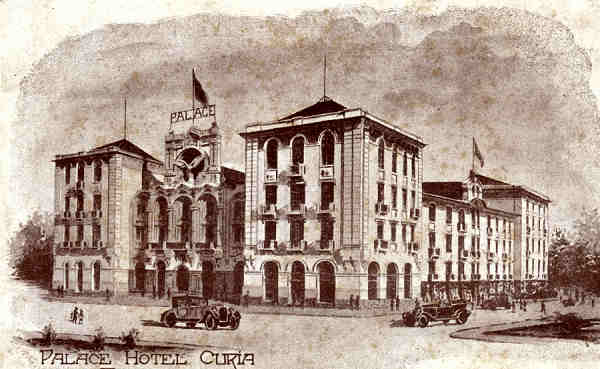 SN - Palace Hotel Curia Portugal - Ed. Palace Hotel da Curia (O maior hotel de Portugal) - Dim. 13,9x8,9 cm - Col A. Sim�es (078-1).