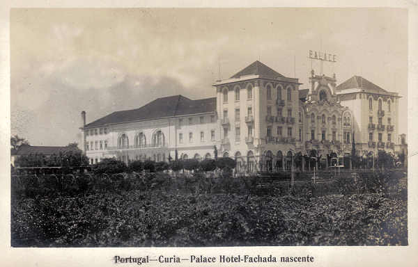 SN - PORTUGAL - Curia - Palace Hotel-Fachada nascente - Ed. Bazar Soares, Porto-Curia-Gerez - 13,9x8,9 cm - col. A. Sim�es (287).
