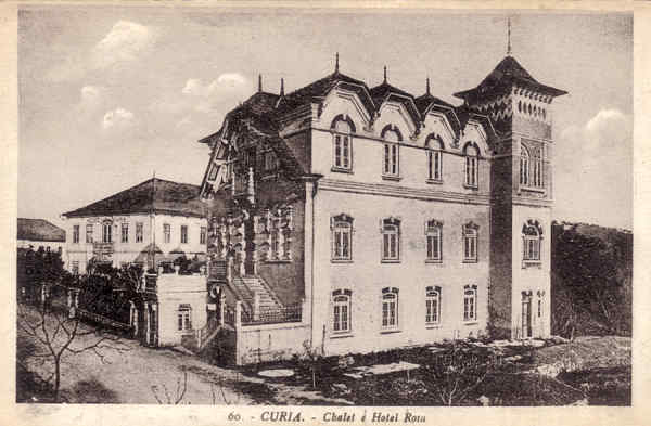 N� 60 - CURIA - Chalet e Hotel Rosa - Editor n�o indicado - Col. A. Sim�es (018).