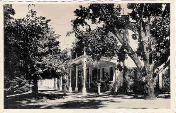 SN - CURIA - Portugal - Arcada do Balneario - Ed. Soc. das Aguas da Curia - Dim. 13,9x9,0 cm - Circ. 6-1951 - Col. A. Sim�es (196).