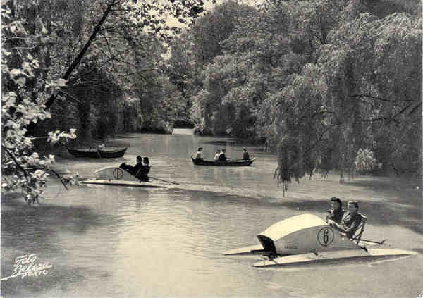 SN - CURIA - Um trecho dos Jardins - Ed. Junta de Turismo da Curia - SD - Dim. 14,6x10,3 cm. - Col. A. Sim�es 