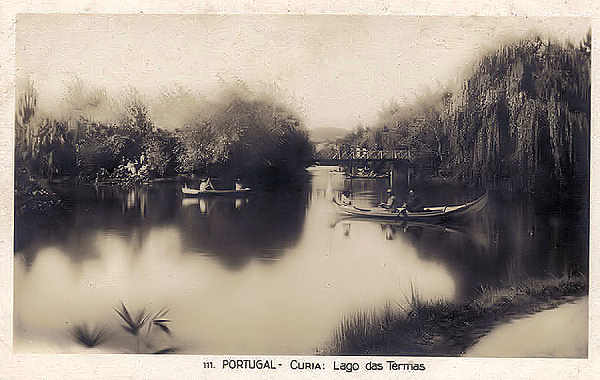 N� 111 - PORTUGAL-Curia. Lago das Termas - Ed. Alexandre d'Almeida, Lisboa - Col. A. Sim�es(323).