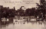 N� 16 - Curia - Um trecho do lago - Ed. do Bazar Soaes, R.31 de Janeiro 234 - Porto - (Foto Soares, Curia) - Dim. 13,8x8,7 cm - Circul. 1923 - Col. A. Sim�es ( 066).