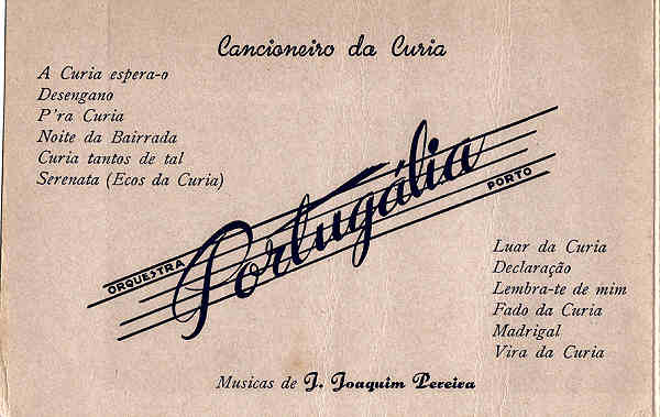 SN - CURIA - Uma ponte do Lago Gaivota e Patos - S. Edit. - Desdobravel 2x14.0x9.0 cm - Col. A. Sim�es (189)(face interior).