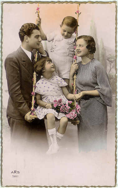 N� 7695 - ARS France - SD - Circulado em 1943 - Dim. 13,7x8,6 cm - Col. M. Soares Lopes