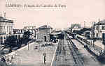 SN - Portugal. Espinho - Esta��o do Caminho de Ferro - Editor Tabacaria Arlindo Lopes - Dim. 14x9 cm - Col. M. Chaby.