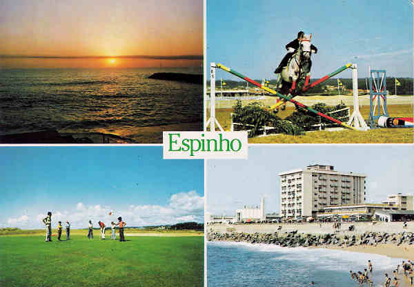 SN - Portugal. Espinho - Motivos tur�sticos diversos 1 - Editor J.A.fernandes da Silva, Paramos (Espinho) - Dim. 15x10 cm - Col. Miguel Chaby.