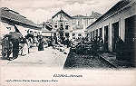 N� 255/9 - Portugal. Espinho. Mercado - Editor Alberto Ferreira (1910) - Dim. 14x9 cm - Col.Miguel Chaby