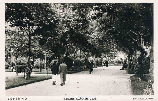 SN - Portugal. Espinho - Parque Jo�o de Deus - Editor Foto Evaristo (1955) - Dim. 9x14  cm - Col. Miguel Chaby