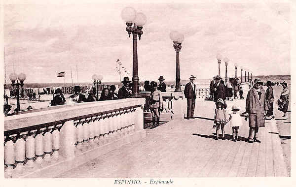 SN - Portugal - Espinho - Explanada - Editor n�o indicado - SD - Dim. 14x9 cm. - Col. M. Chaby.