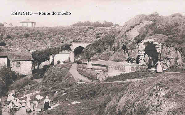 SN - Portugal. Espinho. Fonte do m�cho - Editor Alberto Malva_1910 - Dim. 14x9 cm. - Col. M. Chaby