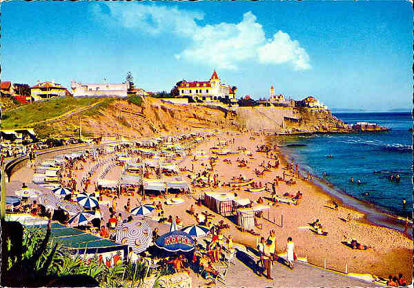 N.� 286 - S. JO�O DO ESTORIL-Portugal Praia - Edi��o SUPERCOR Portugal Tur�stico - S/D - Dimens�es: 14,7x10,2 cm. - Col. HJCO (Circulado em 1983)