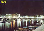 N� 754 - FARO. Vista nocturna - Edi��o Francisco MAS, Lda, Amadora - Cerca de 1980) - Dim. 15x10,5 cm. - Col. A. Monge da Silva.