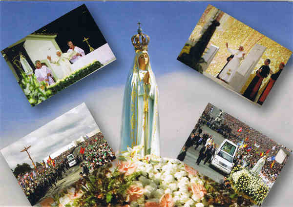 N.� 65 - F�TIMA (Portugal) - 12-13/05/2010  BENEDICTUS XVI - Edi��es Miss�es Consolata apartado, 5 2496-908 - F�TIMA - Codex - PORTUGAL Fotos: Santu�rio de F�tima - Dim. 15x10,5 cm - Col. Manuel e F�tima B�ia (2012)