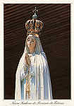 N.� 1523 - Imagem de N.� Sr.� de F�tima - Edi��o Centro de Caridade "Nossa Senhora do Perp�tuo Socorro" - Porto - S/D - Dimens�es: 10,4x14,9 cm. - Col. Manuel e F�tima B�ia.