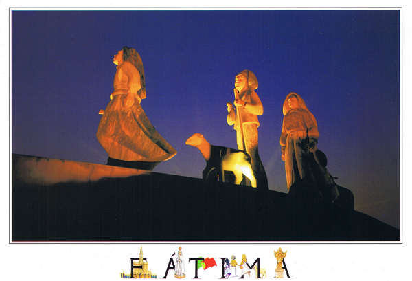 N.� LIP-2422 - F�TIMA Os tr�s pastorinhos - Ed. JAMP-Edi��es Tur�sticas,Lda Tel. 214 209 232 Fax: 214 143 196 Fotografia: Andr�s Murillo - S/D - Dim: 16x11cm - Col. Manuel e F�tima B�ia (2009).