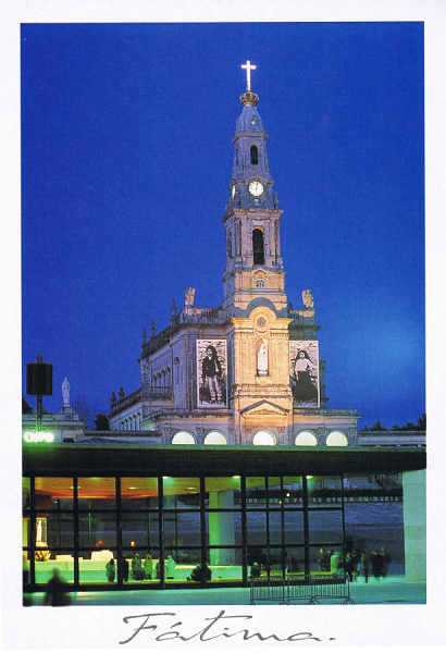 N.� F 641 F�tima PORTUGAL - Capela das Apari��es e Santu�rio - Ed. Guia Tur�stico do Norte tel 21 931 08 82 - S/D - Dim: 10,5x15 cm - Col. Manuel e F�tima B�ia (2009).