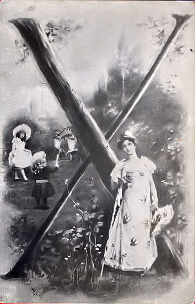 SN - Edi��o an�nima - Desenho P Mar� Gr - Dim. 12,9x8,1 cm - Col. Am�lcar Monge da Silva (cerca de 1900)