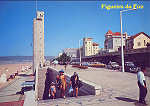 N� 1125A - FIGUEIRA DA FOZ, Aspecto da Praia - Editor Centro de Caridade Nossa Snra do Perp�tuo Socorro, Porto - 1990 - Dim. 15,1x10,5 cm - Col. A. Monge da Silva