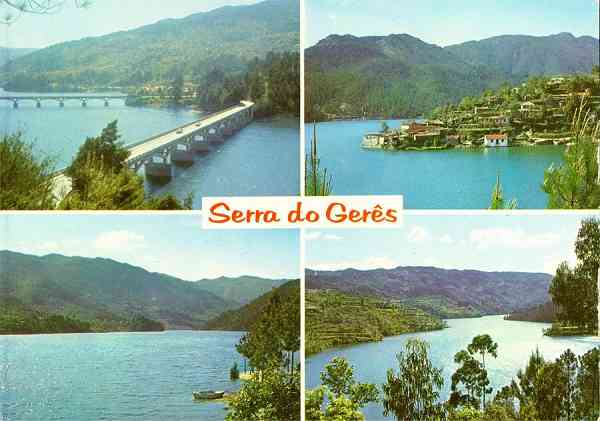 N.� 218 - (PORTUGAL) Serra do Ger�s. Aspectos da albufeira da barragem da Cani�ada - Edi��es LUSOCOLOR, Arcos de Valdevez - S/D - Dimens�es: 14,85x10,45 cm. - Col. HJCO