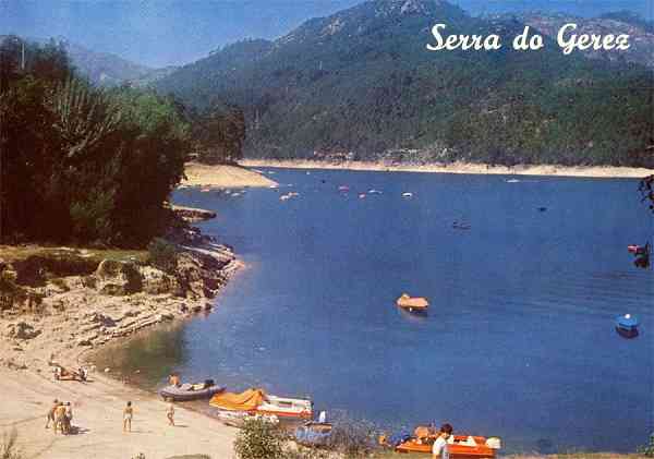 N.� 461 - (Portugal) Serra do Ger�s Um aspecto da albufeira da barragem da Cani�ada - Edi��o Lusocolor, Arcos de Valdevez - S/D - Dimens�es: 14,9x10,5 cm. - Col. Manuel B�ia.