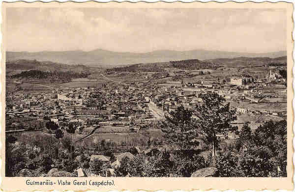 SN - Guimar�is - Vista Geral (aspecto) - Edi��o de L. Oliveira & C� - Made in Germany - SD - Dim. 9x14 cm - Col. Jaime da Silva (Circulado em 1944)