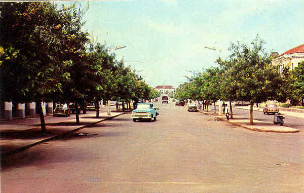 N.� 138 - Avenida da Rep�blica - BISSAU - Ed. Foto Serra - Dimens�es: 14x9 cm - Col. Ant�nio Bodas (1966)