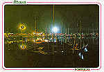 N.� 65 - ILHAVO Vista nocturna da Marina da Mota - Ed. �ncora - SD -Foto Fernando Jose - Dim. 15x10,5 cm - Col. M�rio Silva