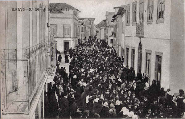 N�  36 - Festa Escolar em Ilhavo - Editor Moreira & Torres, Aveiro - Dim. 137x88 mm - Col. A. Monge da Silva (cerca de 1905)