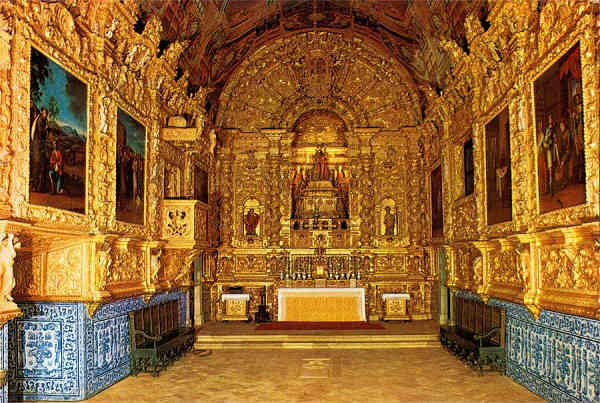 N� 1008/A - LAGOS PORTUGAL Igreja de St� Ant�nio, �Capela Dourada� - Edi��o Centro de Caridade "Nossa Sr� doPerp�tuo Socorro" Porto - S/D - Dimens�es: 14,9x10 cm. - Col. Gra�a Maia