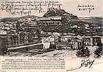 N.� 7 - PORTUGAL-LEIRIA-7 Vista parcial tirada do Liz- Editor:_Union Postale Universelle - Dimens�es: 14x9 cm. - (Circulado em 8/11/1904) - Col. R. Gaspar.