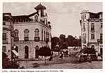 N.� 7 - LEIRIA-Portugal 1926-Recanto da Pra�a Rodrigues Lobo e extinto Quiosque - Editor Comiss�o Cultural das Obras Sociais do Pessoal da C. M. Leiria - S/D - Dimens�es: 15x10 cm. - Col. R. Gaspar.