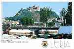 N.� 4 - LEIRIA-Portugal_Vista Parcial. Ponte rodovi�ria sobre o Rio Lis - Edi��o da Regi�o de Turismo de Leiria, Rota do Sol - S/D - Dimens�es: 15x10 cm. - Col. R. Gaspar.