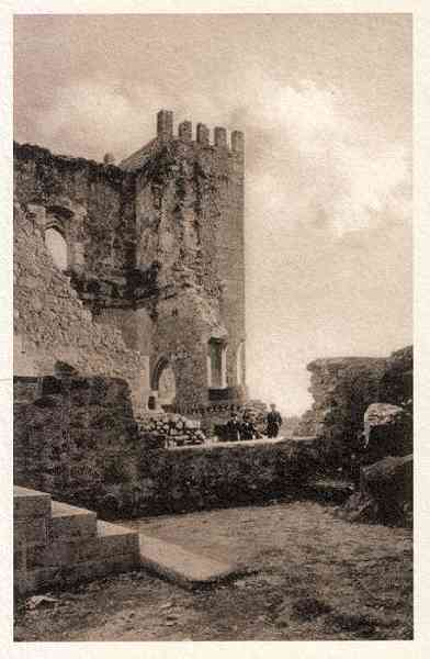 S/N - LEIRIA-Portugal Castelo parte desmantelada do lado ocidental da Alc��ova (finais da d�cada de 1920) - Editor Jorlis, Edi��es e Publicidade,  Ld� - S/D - Dimens�es: 14x9 cm. - Col. R. Gaspar.
