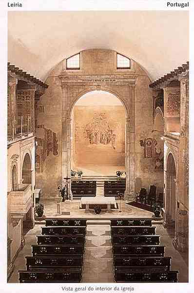 S/N - LEIRIA-Portugal Igreja de S. Francisco. Vista geral do interior da Igreja - Edi��o da Fotografia Ant�nio Sequeira, Imagens gratuitamente cedidas pela RTLF - S/D - Dimens�es: 11x16 cm. - Col. R. Gaspar.