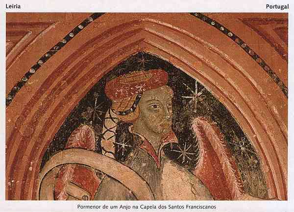 S/N - LEIRIA-Portugal. Igreja de S. Francisco. Pormenor de um Anjo na Capela dos Santos Franciscanos - Ed. Fotografia de Ant�nio Sequeira. Imagens gratuitamente cedidas pela RTL_F - S/D - Dimens�es: 16x11 cm. - Col. R. Gaspar.
