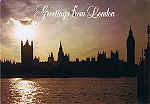 N.� A6 - LONDON - Houses of Parliament - Ed. Thomas & Benacci Ltd. LONDON - Tel.(01)4032835 Printed in Italy RIALTO - SD - Dim. 14,8x10,3 cm - Col. Manuel B�ia (1986)