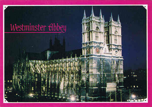 Lo1 - LONDON - Westminster Abbey - Ed. Thomas & Benacci Ltd. LONDON - Tel.(01)4032835 Printed in Italy - SD - Dim. 14,8x10,4 cm - Col. Manuel B�ia (1986)