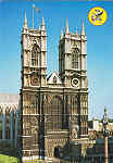 N.� Lo64 - LONDON - Westminster Abbey. The Fa�ade - Ed. Thomas & Benacci Lda. - LONDON Tel.(01)4032835 RIALTO Printed in Italy - SD - Dim. 10,3x14,8 cm - Col. Manuel B�ia (1986)