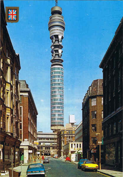 N.� 46 - LONDON. Post Office Tower - Ed. FISA-Great Britain-LONDON Golden Shield Palaudarias, 26 Barcelona - Printed in Spain - SD - Dim. 10,3x14,8 cm - Col. Manuel B�ia (1986)