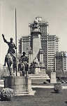 N� 61 - Madrid. Monumento a Cervantes - Edi��o Dominguez, Madrid - 13,9x8,9 cm - Circulado em 1959 - Col. Am�lcar Monge da Silva