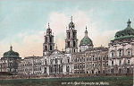 N� 1017 - Real Convento de Mafra (1) - Editor B.P. - Dim. 140x90 mm - Col. A. Monge da Silva (cerca de 1905)